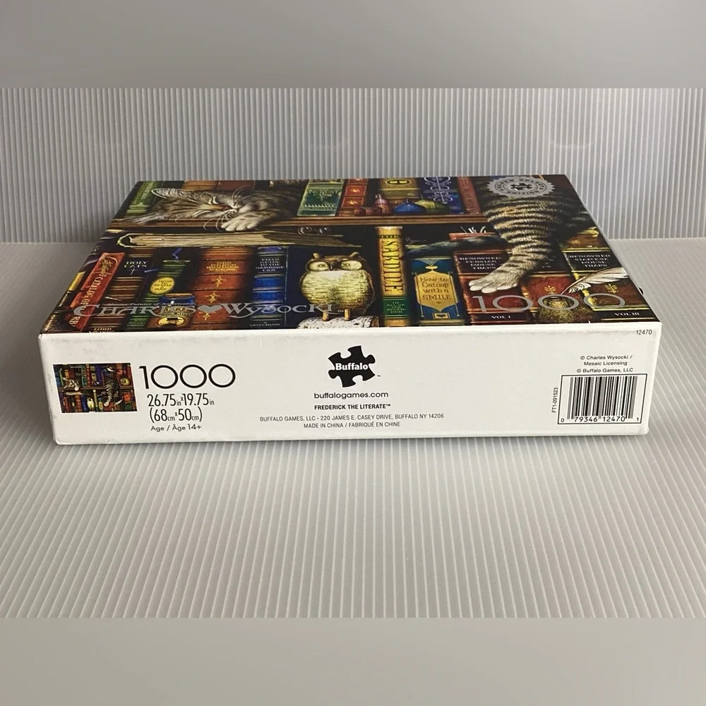 1000 Piece Frederick the Literate Jigsaw Puzzle by Charles Wysocki+Buffalo Games